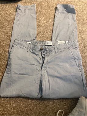 Jack & Jones Pale Blue Slim Chinos
